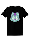 Geometric Wolf Head Womens Dark T-Shirt by TooLoud-Womens T-Shirt-TooLoud-Black-X-Small-Davson Sales