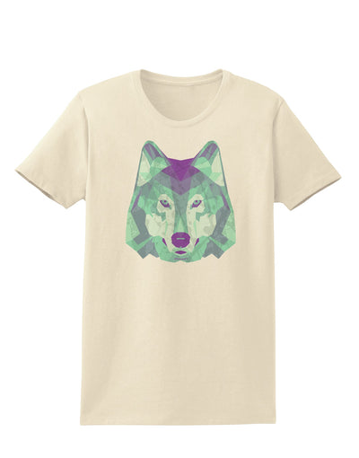 Geometric Wolf Head Womens T-Shirt by TooLoud-Womens T-Shirt-TooLoud-Natural-X-Small-Davson Sales