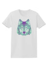 Geometric Wolf Head Womens T-Shirt by TooLoud-Womens T-Shirt-TooLoud-White-X-Small-Davson Sales