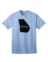 Georgia - United States Shape Adult T-Shirt by TooLoud: A Stylish Representation of Georgia's Iconic Shape-Mens T-shirts-TooLoud-Light-Blue-Small-Davson Sales