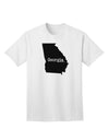 Georgia - United States Shape Adult T-Shirt by TooLoud: A Stylish Representation of Georgia's Iconic Shape-Mens T-shirts-TooLoud-White-Small-Davson Sales