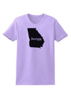 Georgia - United States Shape Womens T-Shirt by TooLoud-Womens T-Shirt-TooLoud-Lavender-X-Small-Davson Sales