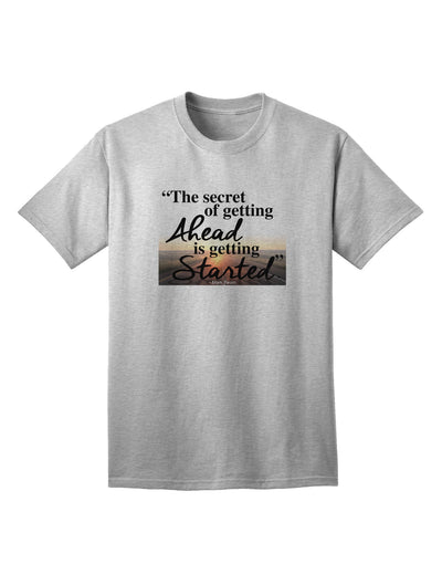 Getting Ahead Mark Twain Adult T-Shirt-unisex t-shirt-TooLoud-AshGray-Small-Davson Sales