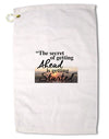 Getting Ahead Mark Twain Premium Cotton Golf Towel - 16 x 25 inch-Golf Towel-TooLoud-16x25"-Davson Sales