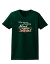 Getting Ahead Mark Twain Womens Dark T-Shirt-Womens T-Shirt-TooLoud-Forest-Green-Small-Davson Sales