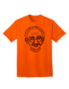 Ghandi Adult T-Shirt - Empowering Design for Unyielding Resilience-Mens T-shirts-TooLoud-Orange-Small-Davson Sales