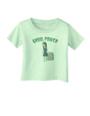 Ghoul Power - Funny Halloween Infant T-Shirt-Infant T-Shirt-TooLoud-Light-Green-06-Months-Davson Sales