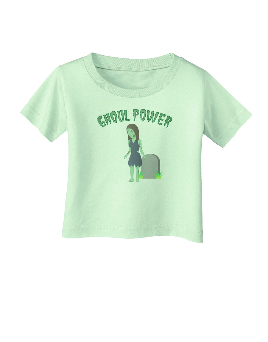 Ghoul Power - Funny Halloween Infant T-Shirt-Infant T-Shirt-TooLoud-White-06-Months-Davson Sales