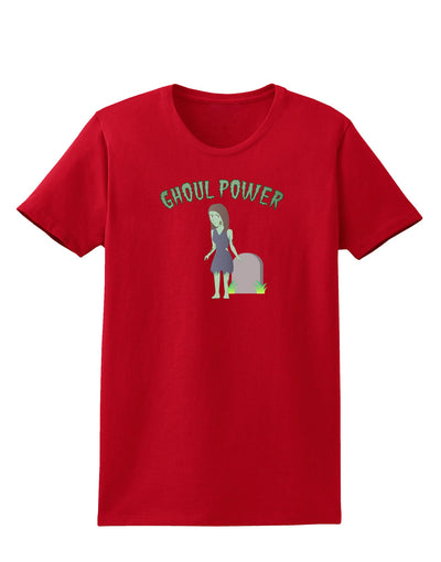 Ghoul Power - Funny Halloween Womens Dark T-Shirt-Womens T-Shirt-TooLoud-Red-X-Small-Davson Sales