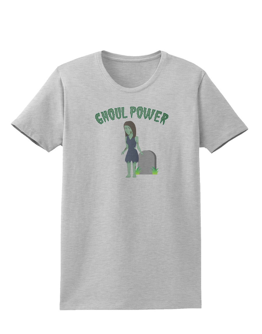 Ghoul Power - Funny Halloween Womens T-Shirt-Womens T-Shirt-TooLoud-White-X-Small-Davson Sales