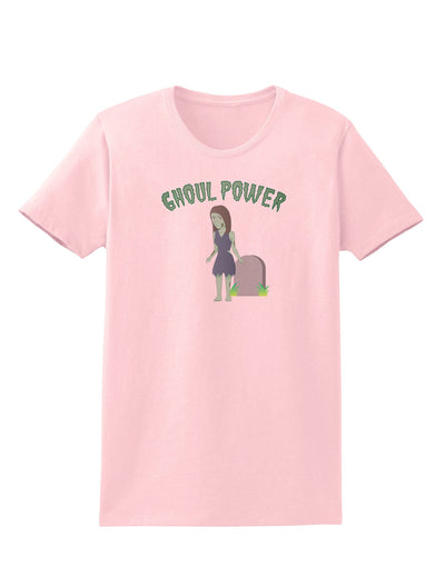 Ghoul Power - Funny Halloween Womens T-Shirt-Womens T-Shirt-TooLoud-PalePink-X-Small-Davson Sales