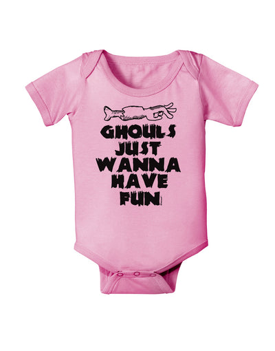 Ghouls Just Wanna Have Fun Baby Romper Bodysuit-Baby Romper-TooLoud-Pink-06-Months-Davson Sales