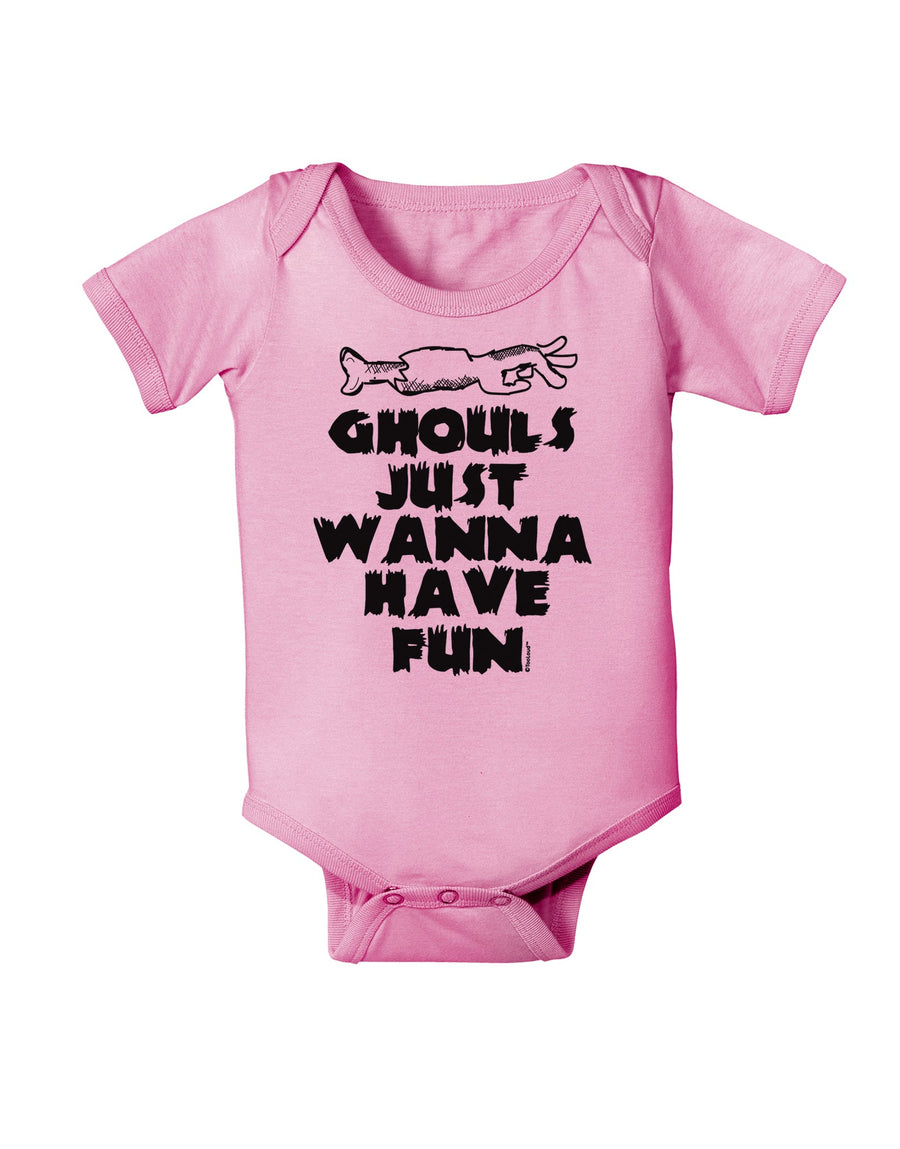 Ghouls Just Wanna Have Fun Baby Romper Bodysuit-Baby Romper-TooLoud-White-06-Months-Davson Sales