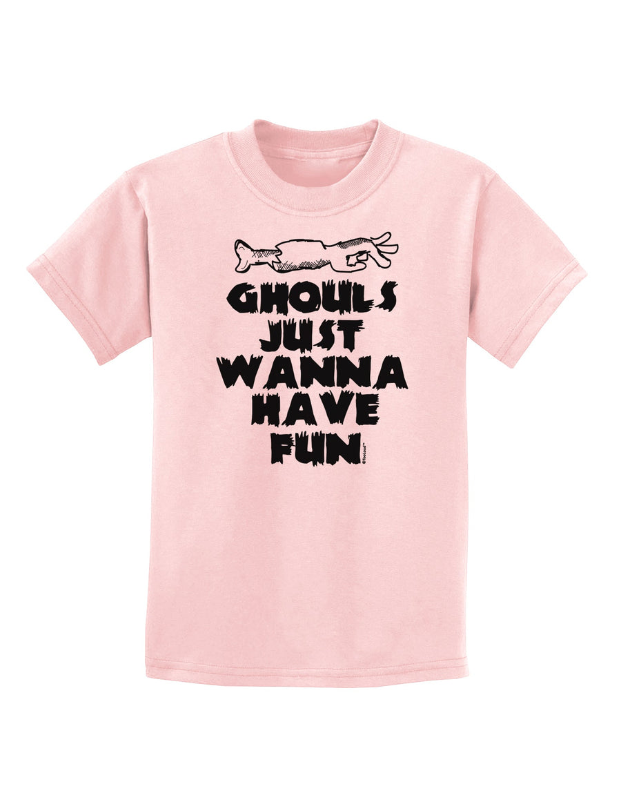 Ghouls Just Wanna Have Fun Childrens T-Shirt-Childrens T-Shirt-TooLoud-White-X-Small-Davson Sales