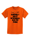 Ghouls Just Wanna Have Fun Childrens T-Shirt-Childrens T-Shirt-TooLoud-Orange-X-Small-Davson Sales