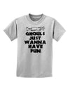 Ghouls Just Wanna Have Fun Childrens T-Shirt-Childrens T-Shirt-TooLoud-AshGray-X-Small-Davson Sales