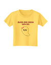 Ghouls Just Wanna Have Fun Cute Ghost - Halloween Toddler T-Shirt-Toddler T-Shirt-TooLoud-Yellow-2T-Davson Sales