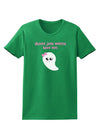 Ghouls Just Wanna Have Fun Cute Ghost - Halloween Womens Dark T-Shirt-TooLoud-Kelly-Green-X-Small-Davson Sales