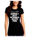 Ghouls Just Wanna Have Fun Juniors Petite T-Shirt-Womens T-Shirt-TooLoud-Black-Juniors Fitted Small-Davson Sales