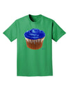 Giant Bright Blue Cupcake Adult Dark T-Shirt by TooLoud-Mens T-Shirt-TooLoud-Kelly-Green-Small-Davson Sales