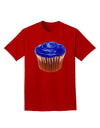 Giant Bright Blue Cupcake Adult Dark T-Shirt by TooLoud-Mens T-Shirt-TooLoud-Red-Small-Davson Sales