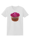 Giant Bright Pink Cupcake Womens T-Shirt by TooLoud-TooLoud-White-X-Small-Davson Sales