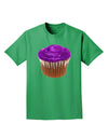 Giant Bright Purple Cupcake Adult Dark T-Shirt by TooLoud-Mens T-Shirt-TooLoud-Kelly-Green-Small-Davson Sales