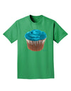 Giant Bright Turquoise Cupcake Adult Dark T-Shirt by TooLoud-Mens T-Shirt-TooLoud-Kelly-Green-Small-Davson Sales