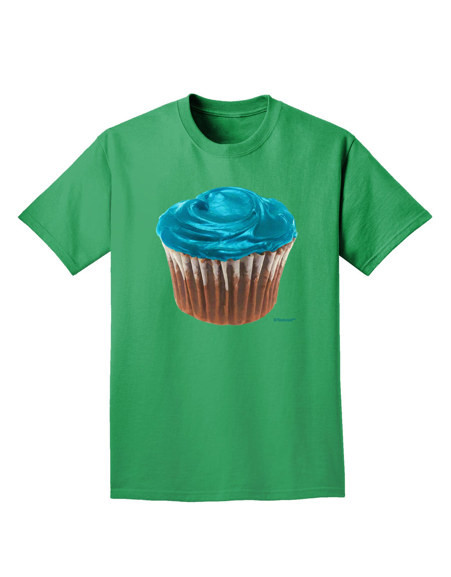 Giant Bright Turquoise Cupcake Adult Dark T-Shirt by TooLoud-Mens T-Shirt-TooLoud-Purple-Small-Davson Sales