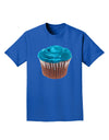 Giant Bright Turquoise Cupcake Adult Dark T-Shirt by TooLoud-Mens T-Shirt-TooLoud-Royal-Blue-Small-Davson Sales