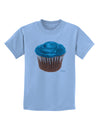 Giant Bright Turquoise Cupcake Childrens T-Shirt by TooLoud-Childrens T-Shirt-TooLoud-Light-Blue-X-Small-Davson Sales