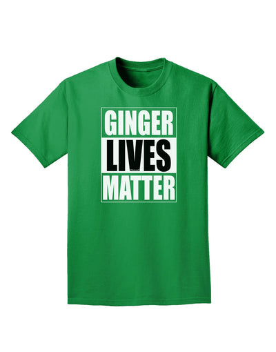 Ginger Lives Matter Adult Dark T-Shirt by TooLoud-Mens T-Shirt-TooLoud-Kelly-Green-Small-Davson Sales