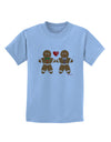 Gingerbread Man Couple Childrens T-Shirt by TooLoud-Childrens T-Shirt-TooLoud-Light-Blue-X-Small-Davson Sales