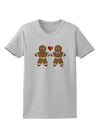 Gingerbread Man Couple Womens T-Shirt by TooLoud-Womens T-Shirt-TooLoud-AshGray-X-Small-Davson Sales