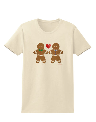 Gingerbread Man Couple Womens T-Shirt by TooLoud-Womens T-Shirt-TooLoud-Natural-X-Small-Davson Sales