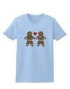 Gingerbread Man Couple Womens T-Shirt by TooLoud-Womens T-Shirt-TooLoud-Light-Blue-X-Small-Davson Sales