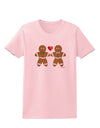 Gingerbread Man Couple Womens T-Shirt by TooLoud-Womens T-Shirt-TooLoud-PalePink-X-Small-Davson Sales