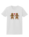 Gingerbread Man Couple Womens T-Shirt by TooLoud-Womens T-Shirt-TooLoud-White-X-Small-Davson Sales