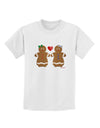 Gingerbread Woman Couple Childrens T-Shirt by TooLoud-Childrens T-Shirt-TooLoud-White-X-Small-Davson Sales