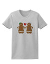 Gingerbread Woman Couple Womens T-Shirt by TooLoud-Womens T-Shirt-TooLoud-AshGray-X-Small-Davson Sales