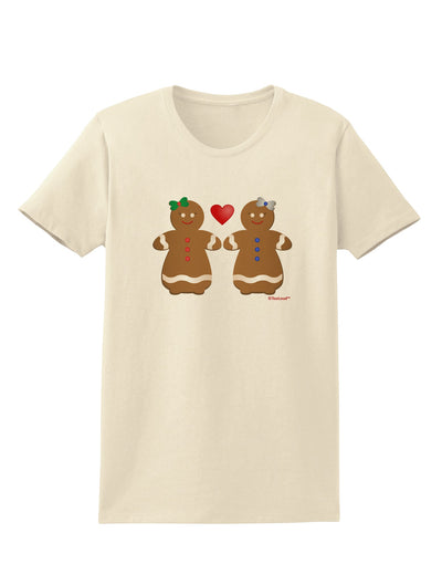 Gingerbread Woman Couple Womens T-Shirt by TooLoud-Womens T-Shirt-TooLoud-Natural-X-Small-Davson Sales