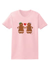 Gingerbread Woman Couple Womens T-Shirt by TooLoud-Womens T-Shirt-TooLoud-PalePink-X-Small-Davson Sales