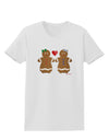 Gingerbread Woman Couple Womens T-Shirt by TooLoud-Womens T-Shirt-TooLoud-White-X-Small-Davson Sales