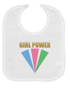 Girl Power Stripes Baby Bib by TooLoud