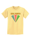 Girl Power Stripes Childrens T-Shirt by TooLoud-Childrens T-Shirt-TooLoud-Daffodil-Yellow-X-Small-Davson Sales