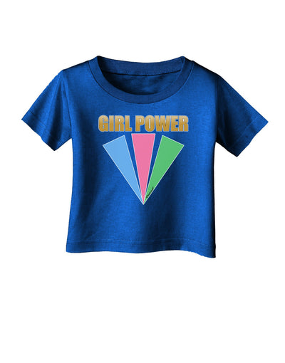 Girl Power Stripes Infant T-Shirt Dark by TooLoud-Infant T-Shirt-TooLoud-Royal-Blue-06-Months-Davson Sales