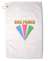 Girl Power Stripes Premium Cotton Golf Towel - 16 x 25 inch by TooLoud-Golf Towel-TooLoud-16x25"-Davson Sales