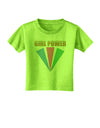 Girl Power Stripes Toddler T-Shirt by TooLoud-Toddler T-Shirt-TooLoud-Lime-Green-2T-Davson Sales