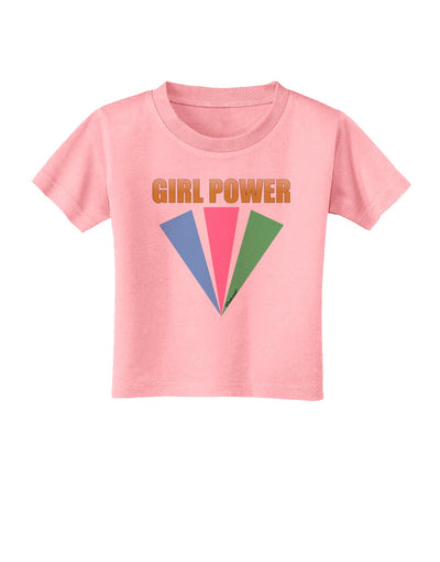 Girl Power Stripes Toddler T-Shirt by TooLoud-Toddler T-Shirt-TooLoud-Candy-Pink-2T-Davson Sales