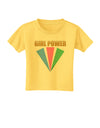 Girl Power Stripes Toddler T-Shirt by TooLoud-Toddler T-Shirt-TooLoud-Yellow-2T-Davson Sales